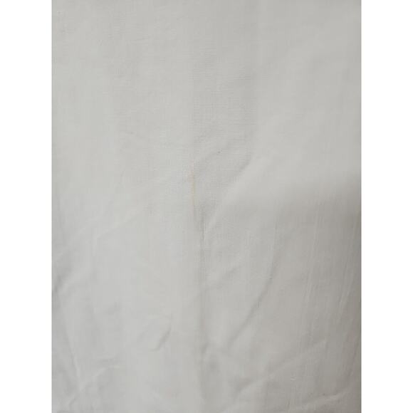 Vintage Pair of Cotton Pillowcases Crocheted Edges Handmade Cottagecore - Picture 10 of 12